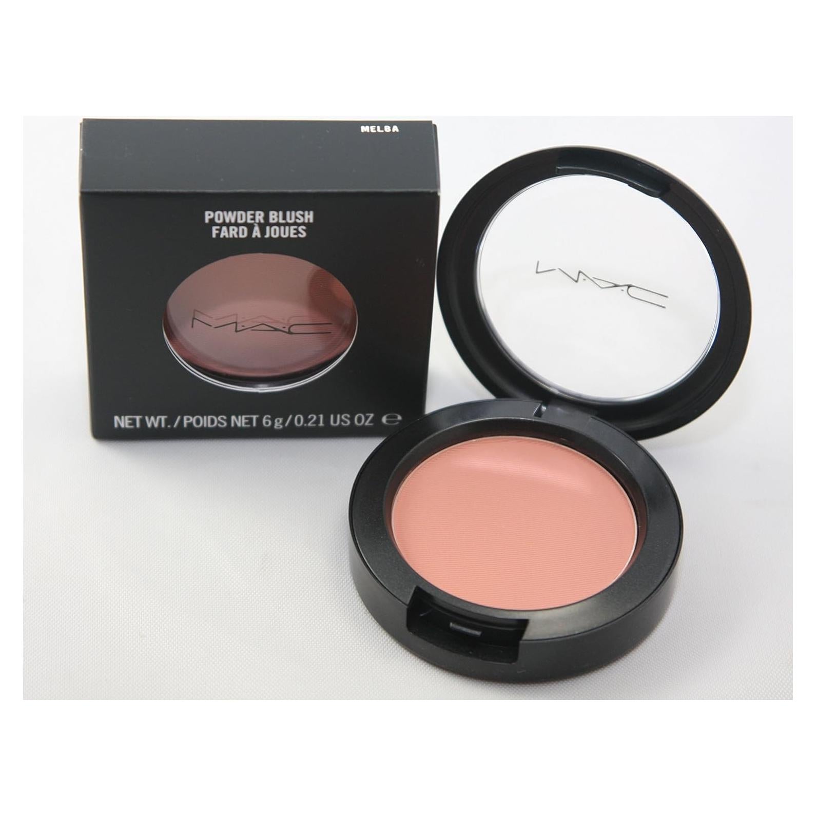 Rubor en polvo MAC Melba Coral Suave 6 g