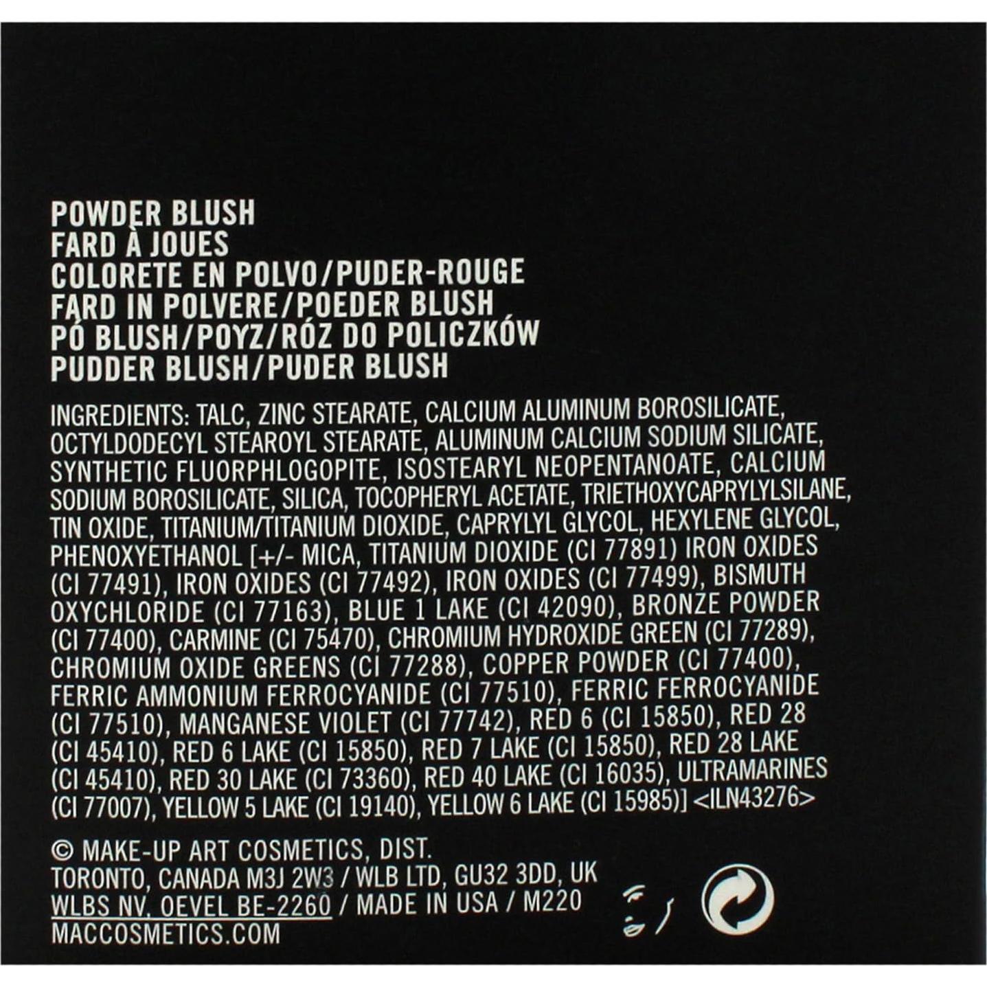 Rubor en Polvo MAC Mocha 22.68g - Para Piel Normal