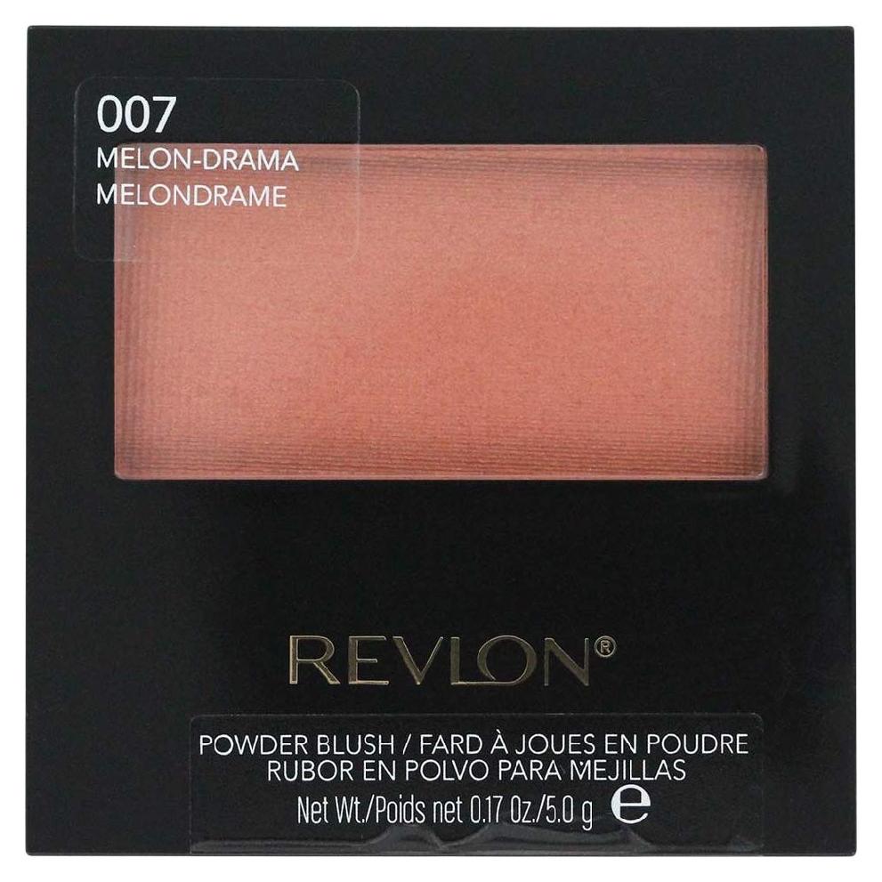 Revlon Rubor en Polvo 007 Melon-Drama 4.8g Acabado Satinado