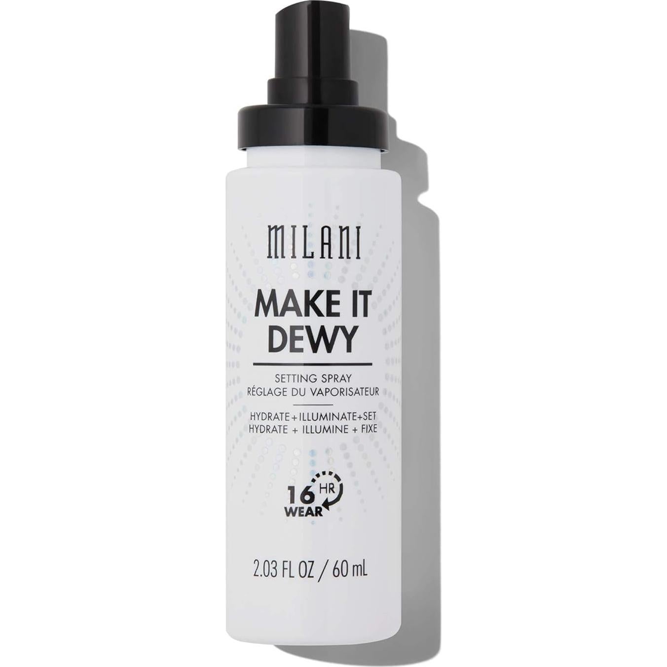 Spray Fijador Milani Make It Dewy + Rubor Horneado Bronze