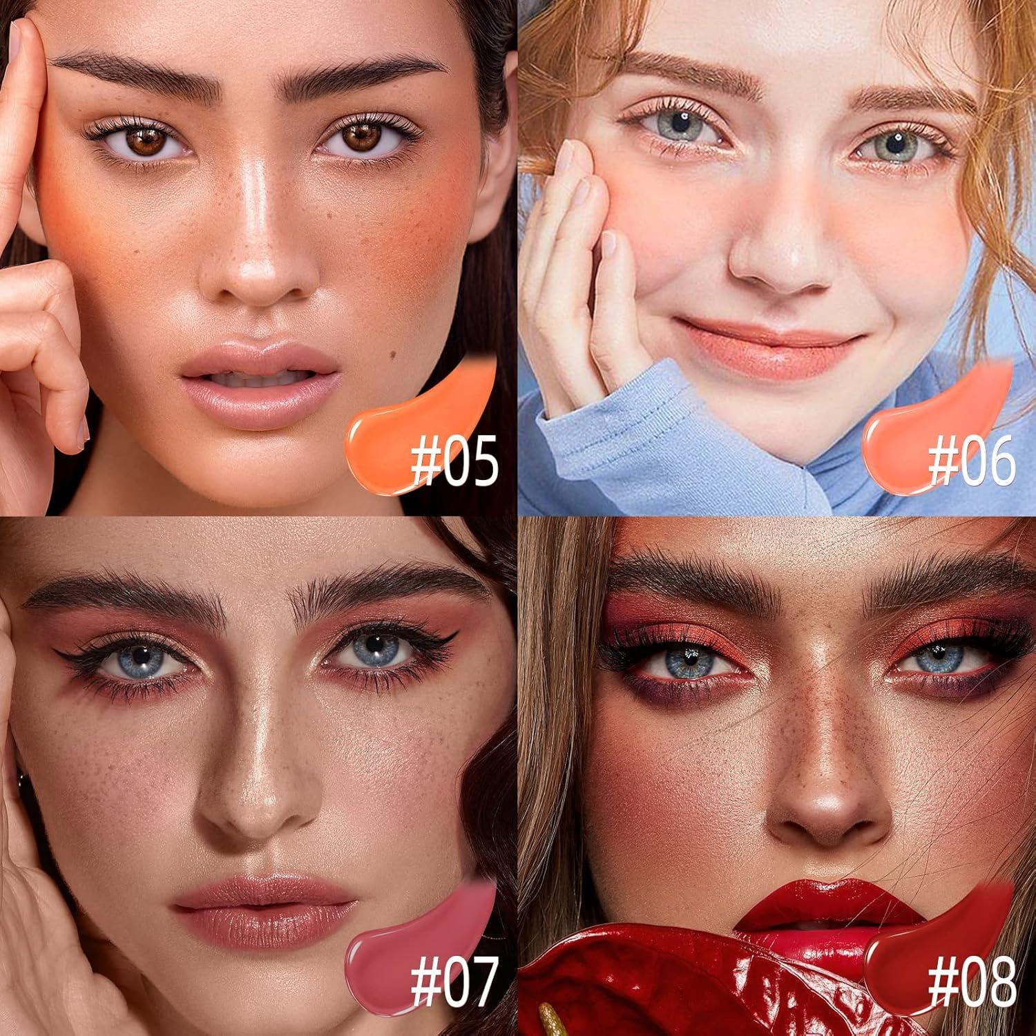 Rubor Líquido de Crema BEFIVECOK #06 CHEERY-Pink Melocotón 7g