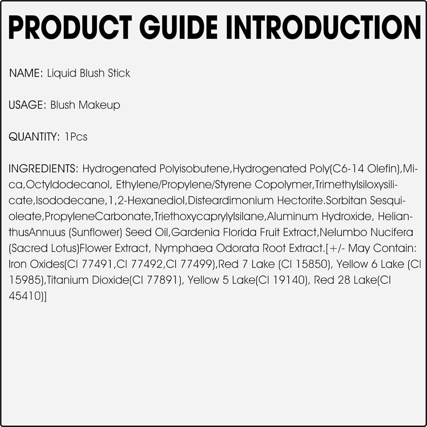 Rubor Líquido de Crema BEFIVECOK #06 CHEERY-Pink Melocotón 7g