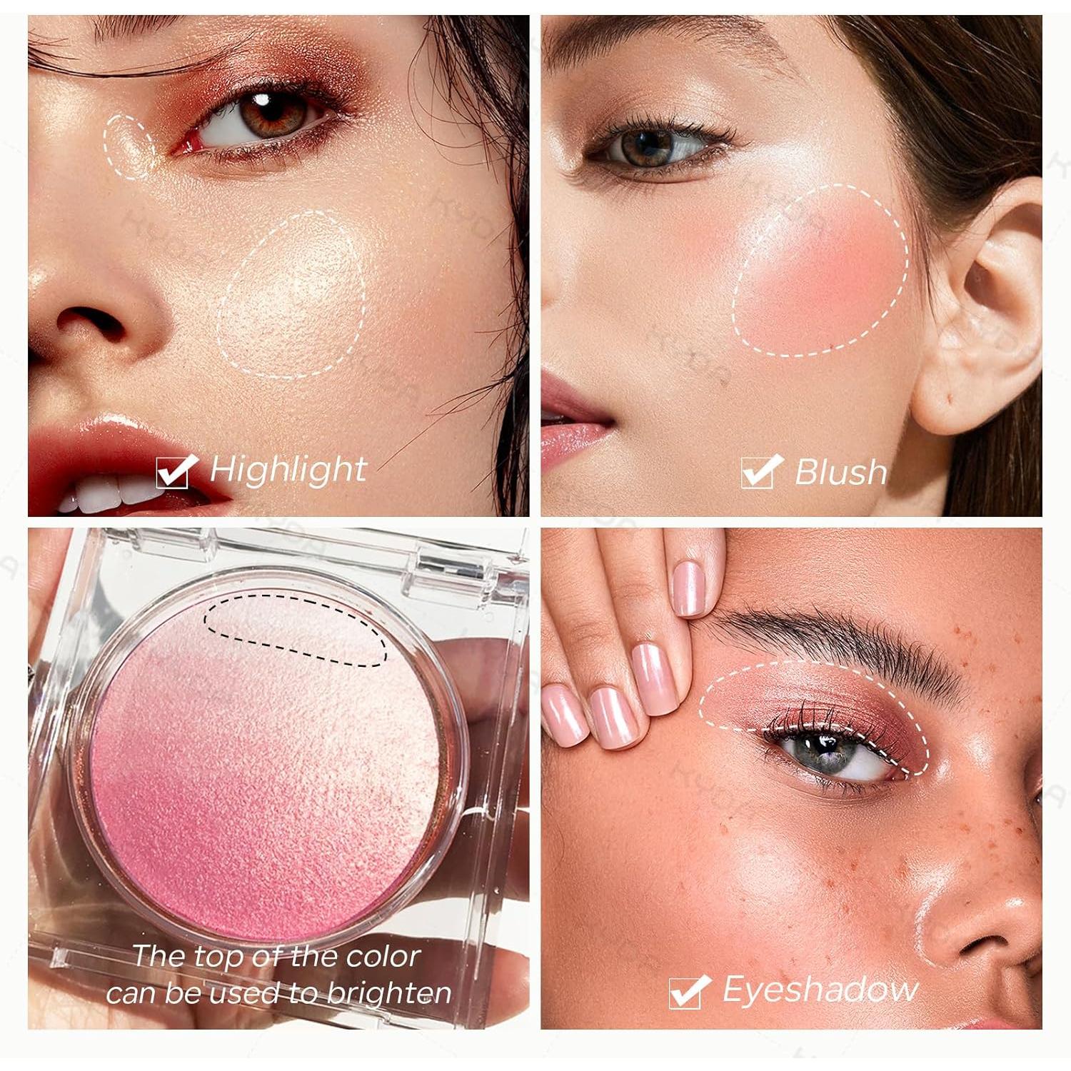 Rubor Horneado KYDA Rosa Brillante 15 g - Multiuso