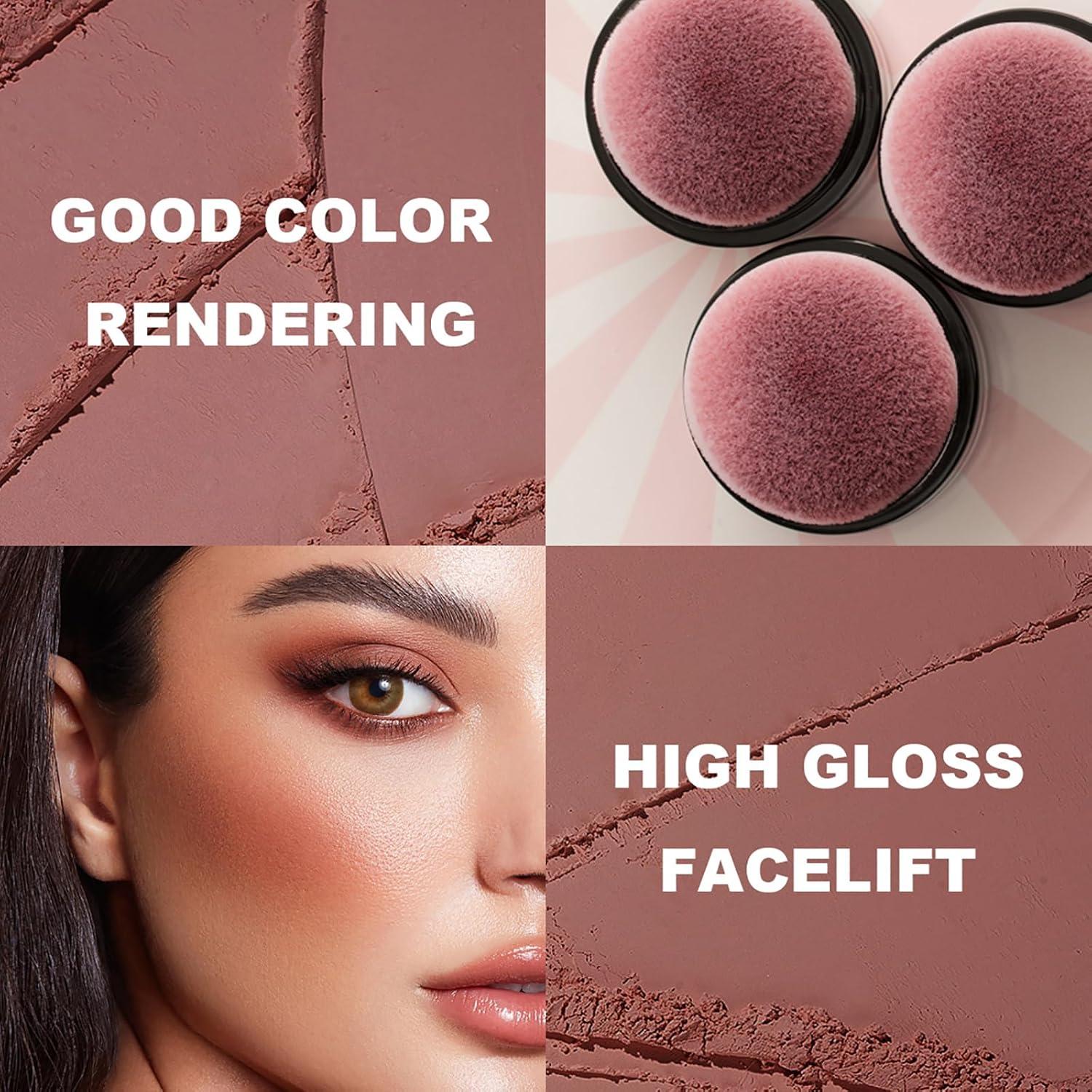 Polvo de Rubor Facial ILISYA 4g Acabado Mate Baya de Otoño