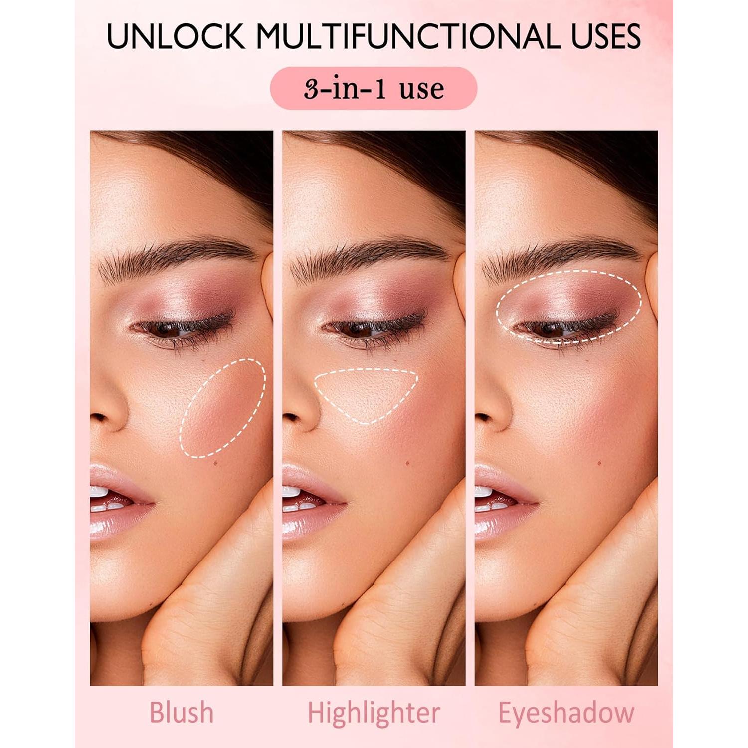 Polvo Rubor Gradual para Mejillas con Brocha - 4g - 05#