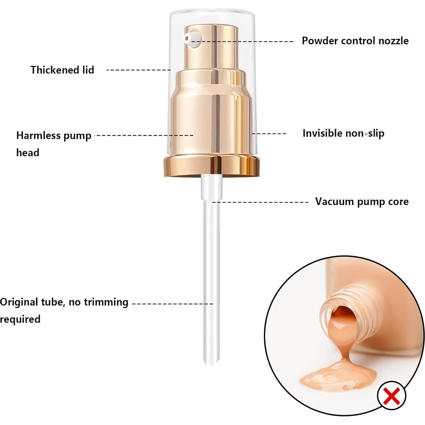 Bomba de Reemplazo Dorada para Base Double Wear Estee Lauder