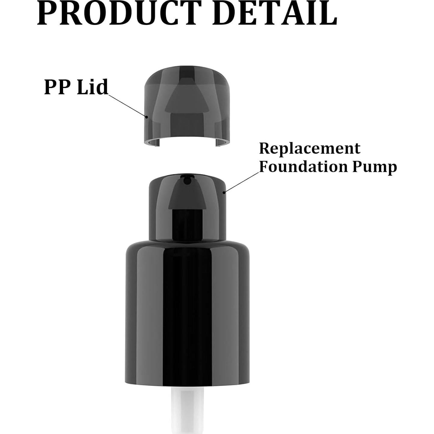 Bomba de Base de Reemplazo BDFDSJ para Maquillaje 2PCS