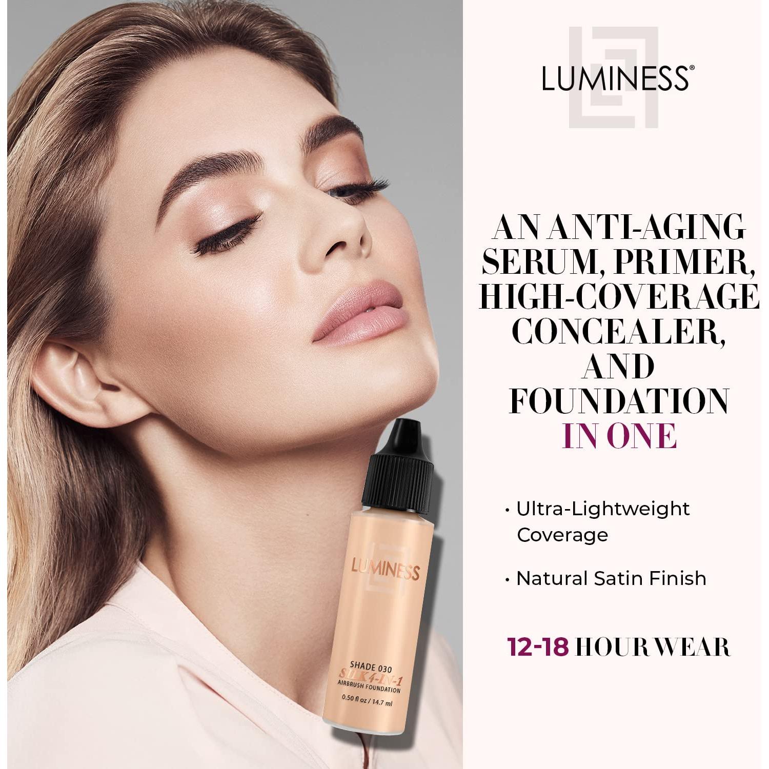 Base de Maquillaje Luminess Air Silk 4-en-1 Tono 030 14.79 ml