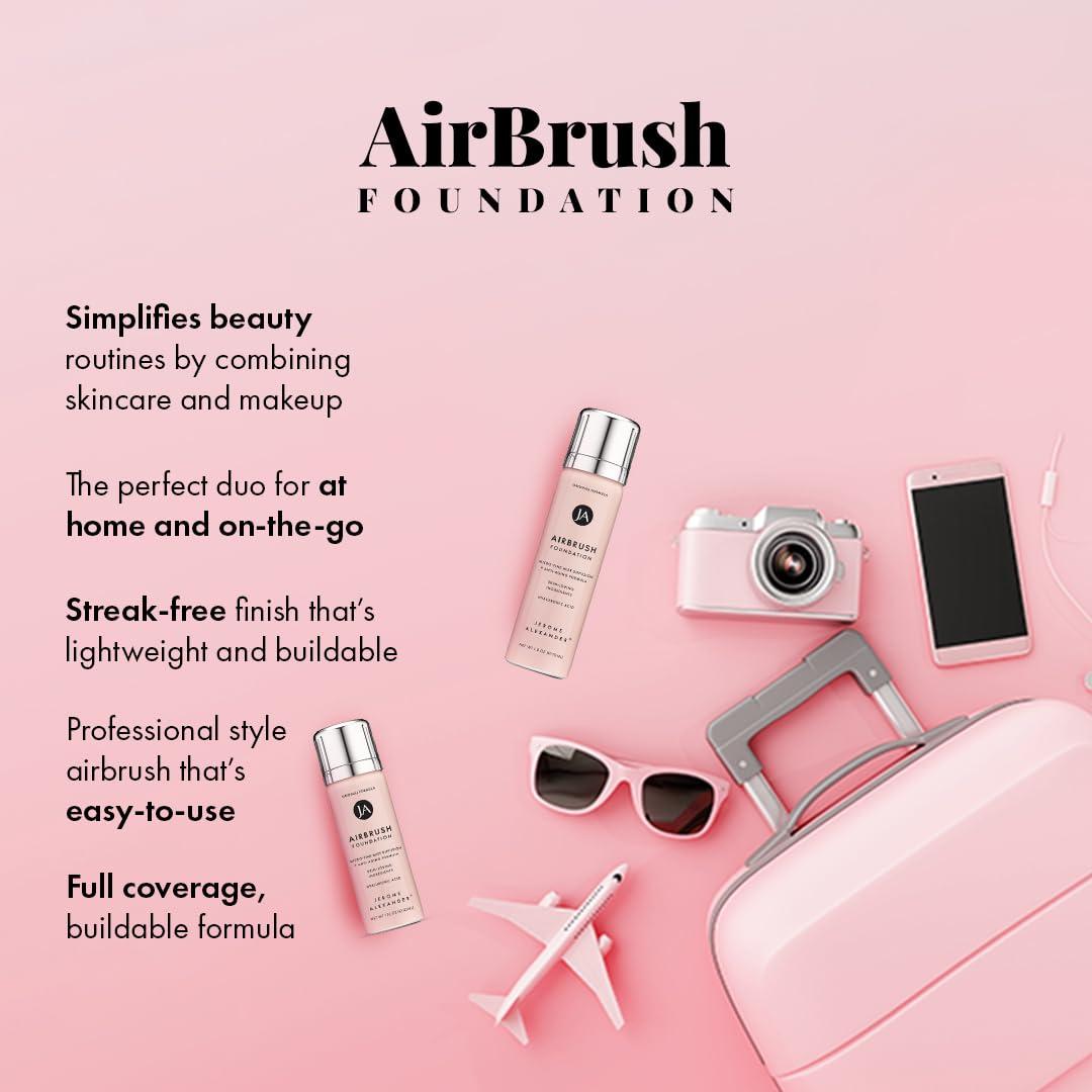 Base de Maquillaje AirBrush Jerome Alexander - Medio Claro, 51g