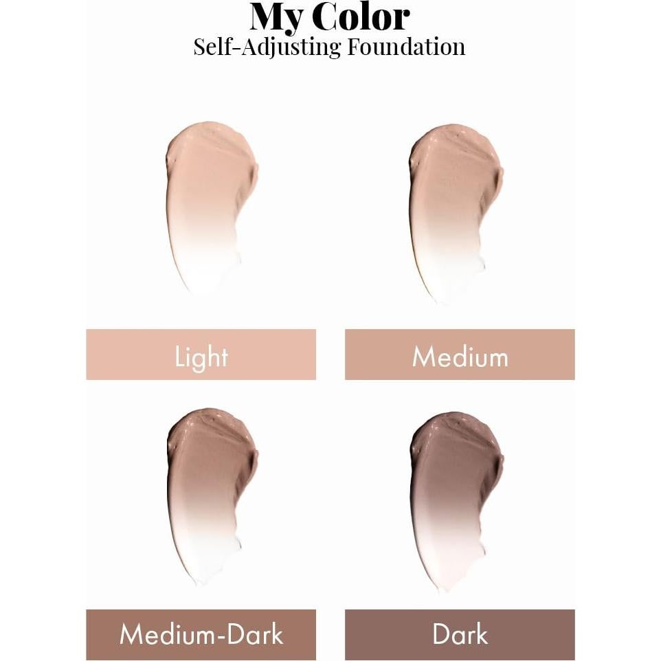 Base de Maquillaje Jerome Alexander 3 Piezas Ajuste Automático Medio