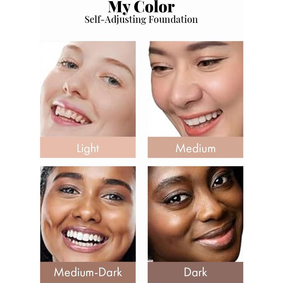 Base de Maquillaje Jerome Alexander 3 Piezas Ajuste Automático Medio