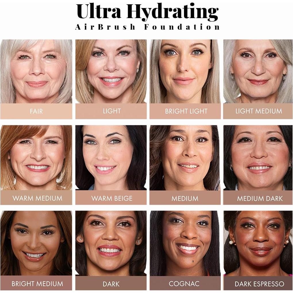 Base de Aerógrafo Ultra Hidratante Jerome Alexander - Color Medio