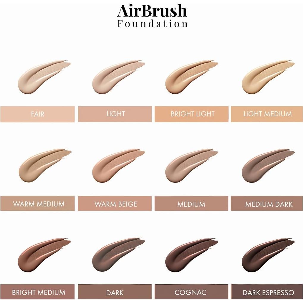 Juego de Base AirBrush Jerome Alexander - Set 3 Piezas con Primer y Brochas