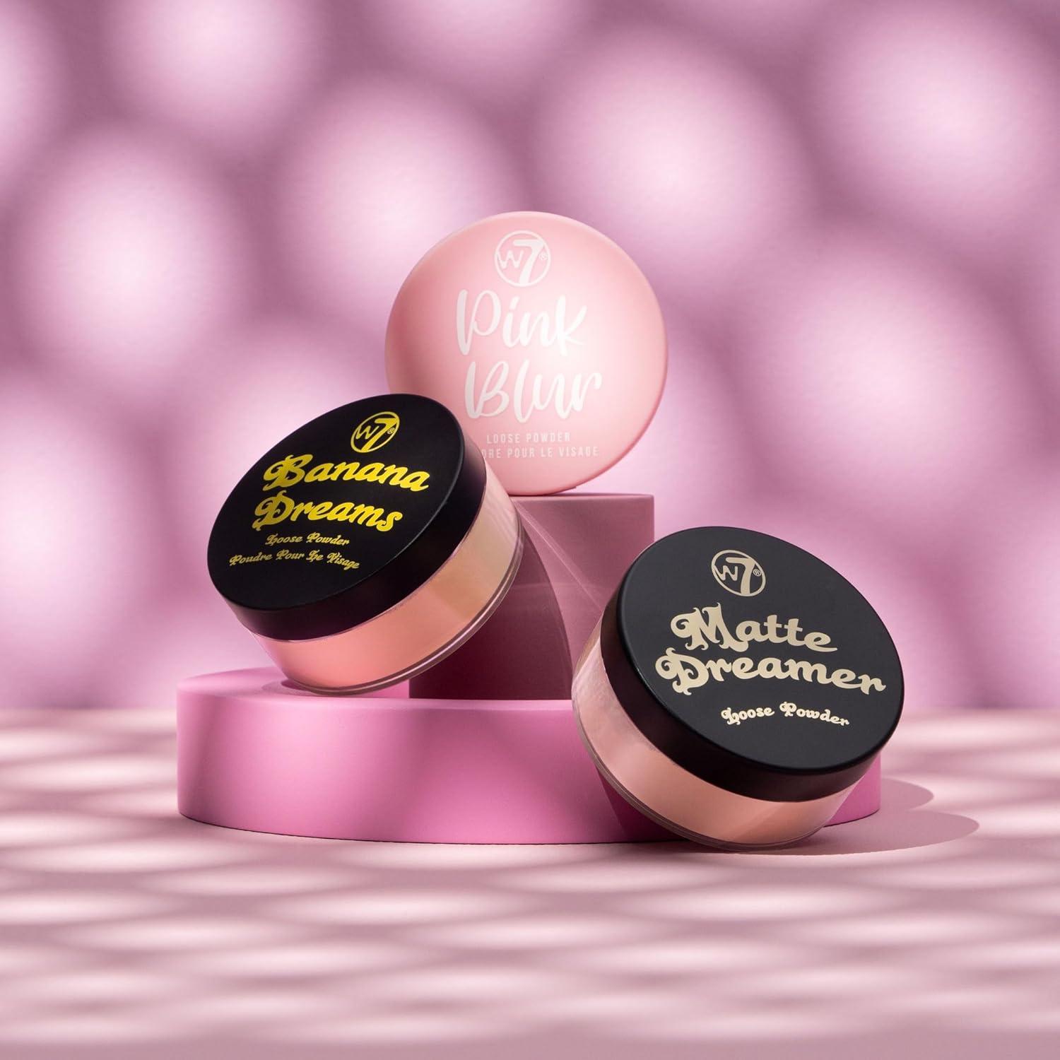 W7 Polvo Suelto Trio - Banana, Nude y Rosa - 3 Piezas