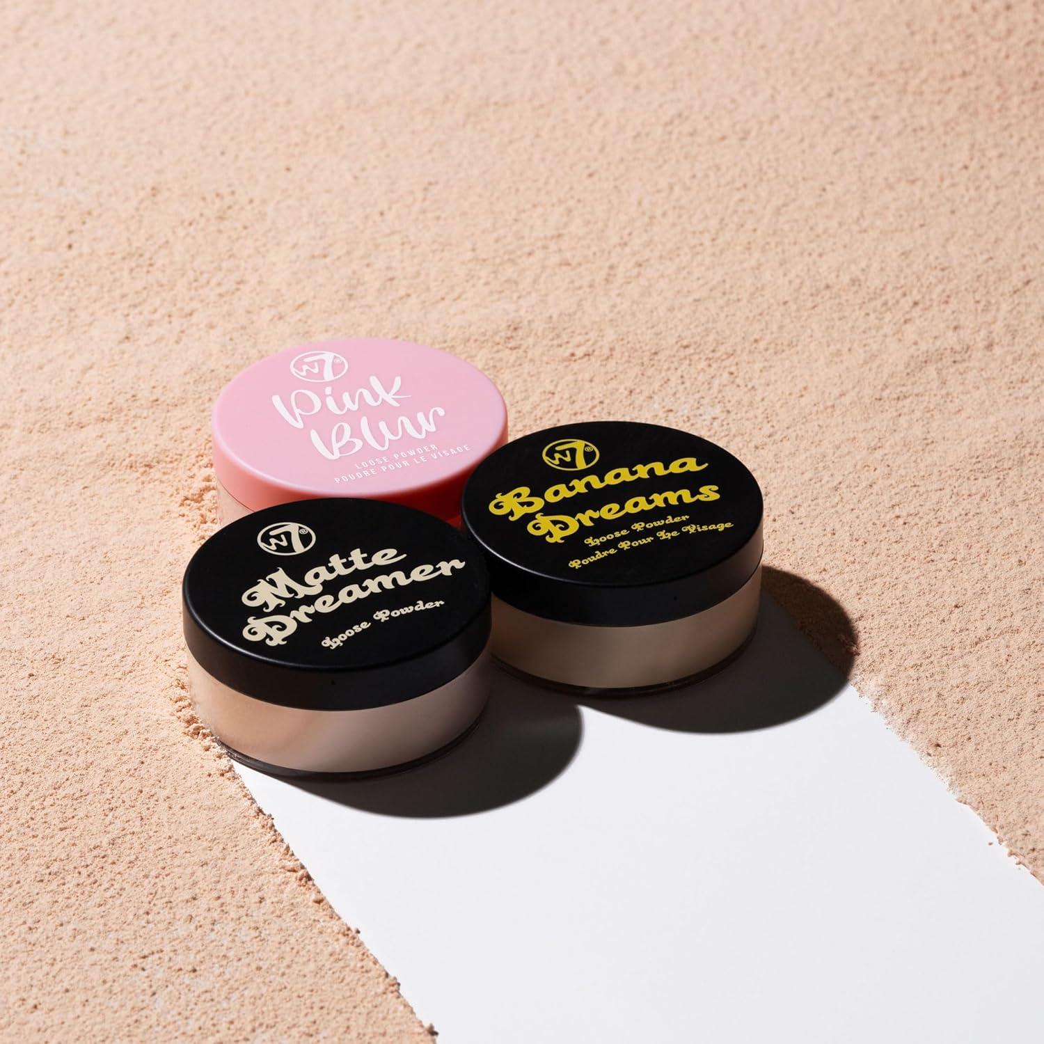 W7 Polvo Suelto Trio - Banana, Nude y Rosa - 3 Piezas