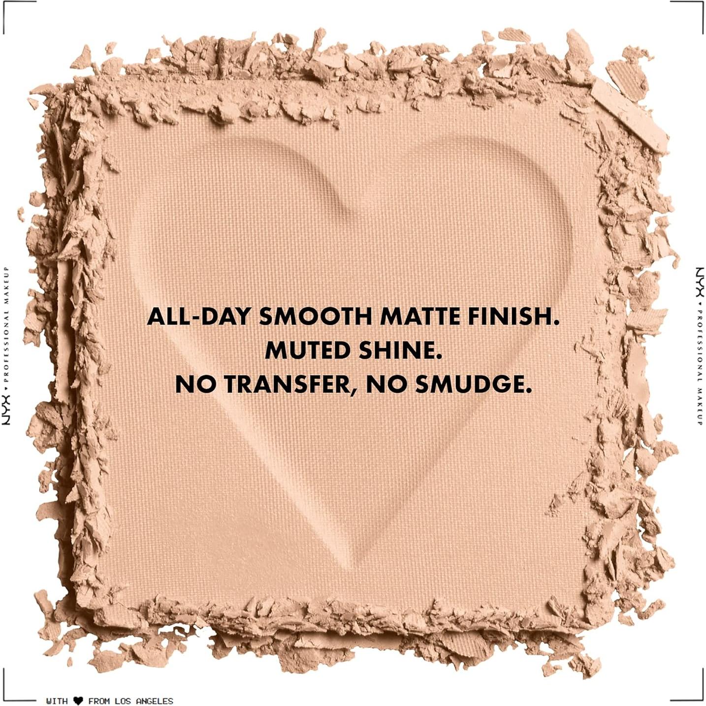 Polvo Compacto Matificante NYX Claro Medio 5.97g