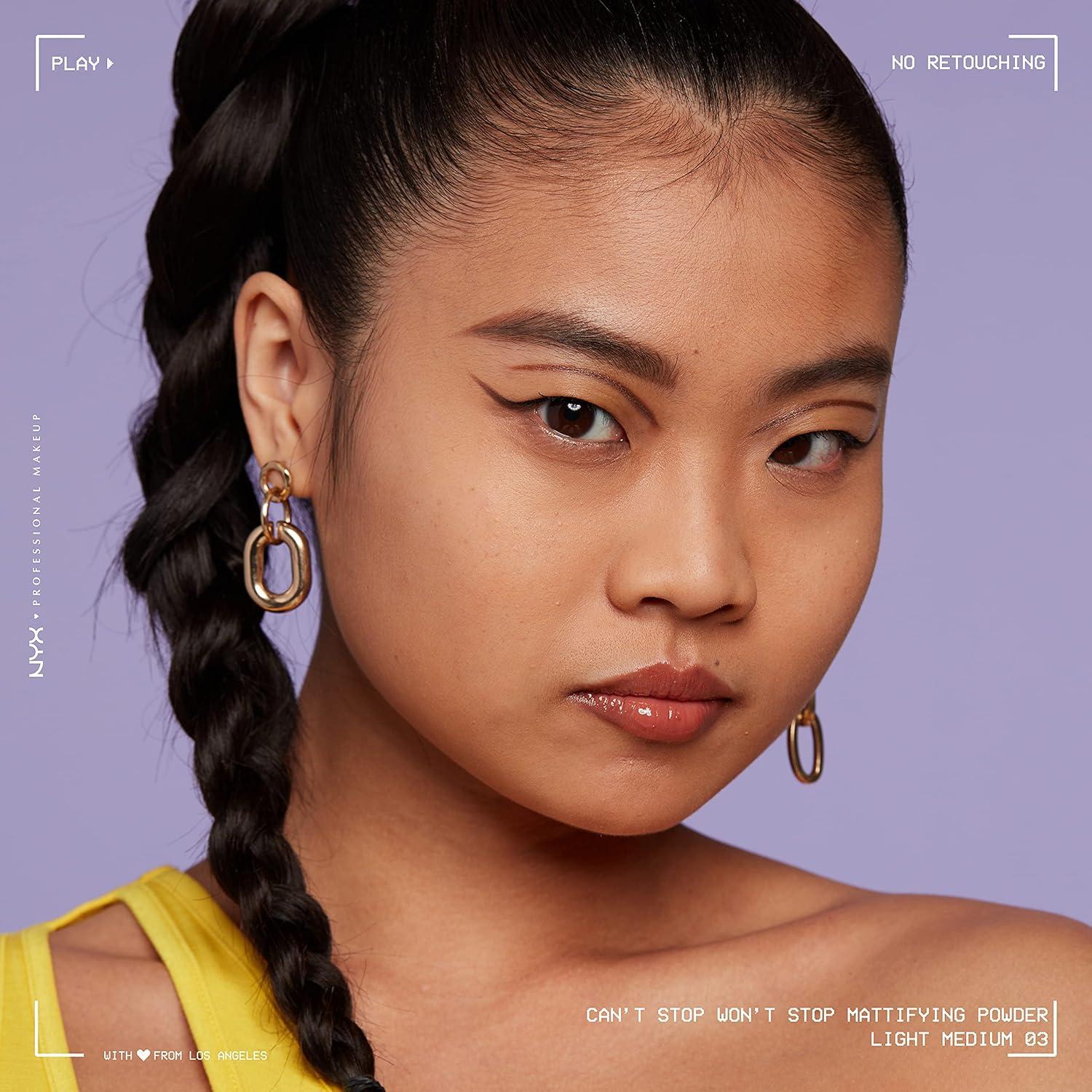 Polvo Compacto Matificante NYX Claro Medio 5.97g