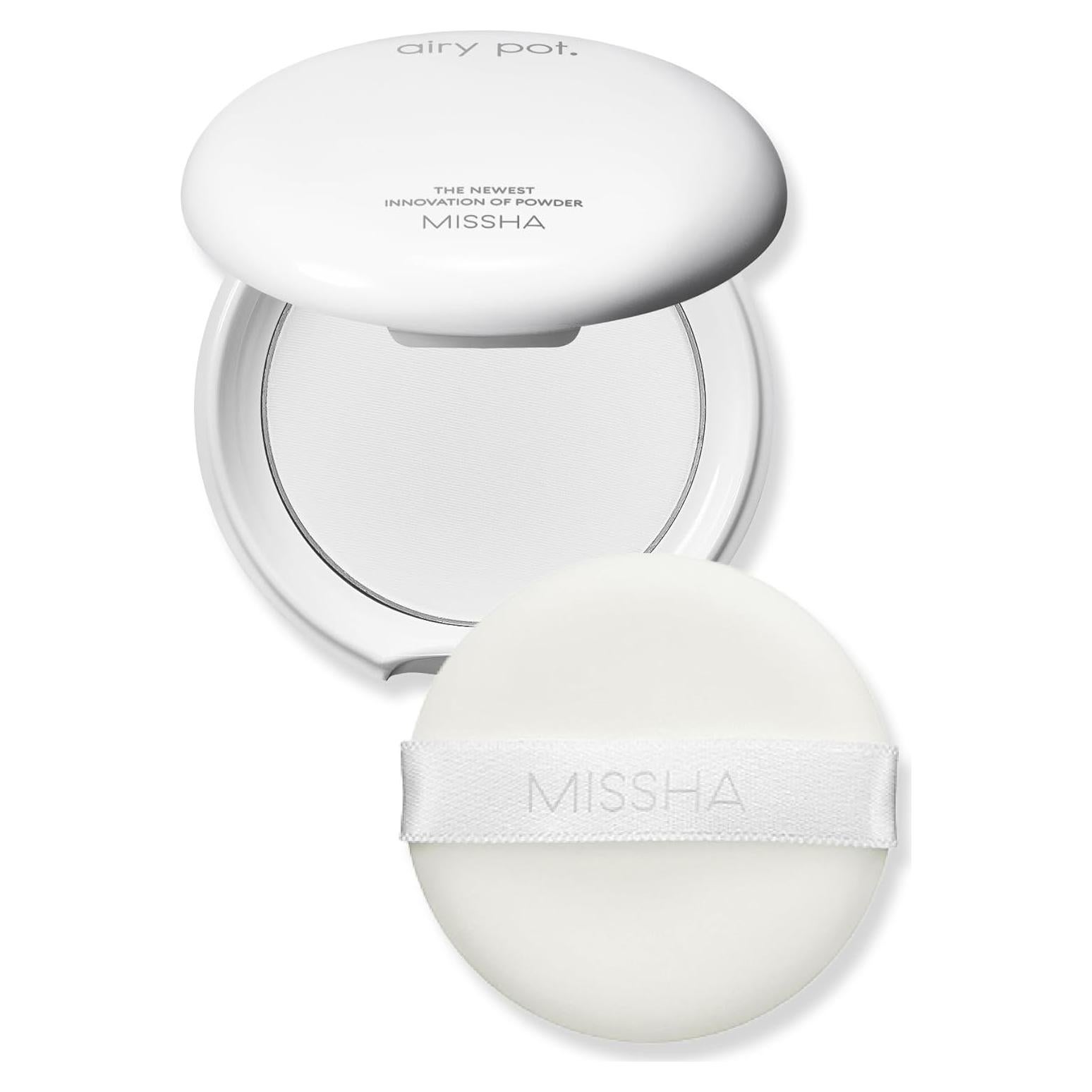 Polvo Translúcido Presionado MISSHA Airy Pot 5g - Acabado Mate Natural