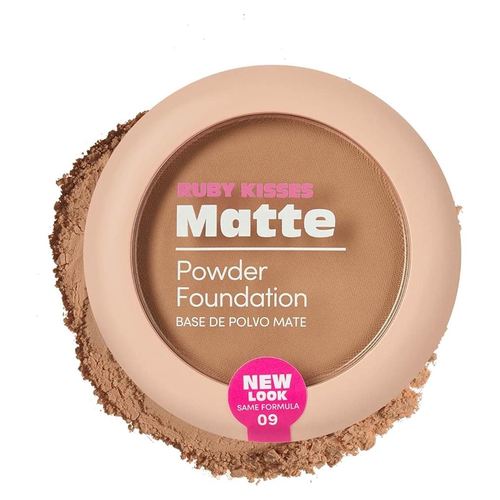 Polvo Compacto Ruby Kisses Beige Rico 9.92g - Mate Larga Duración