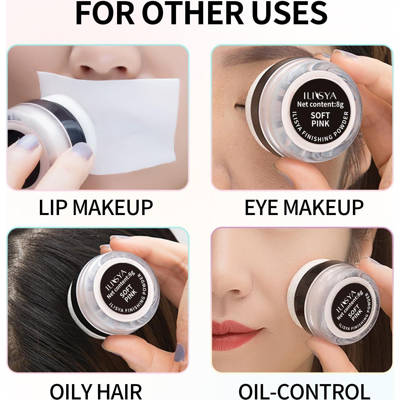 Polvo Fijador ILISYA Marfil Claro 8g Acabado Mate Impermeable