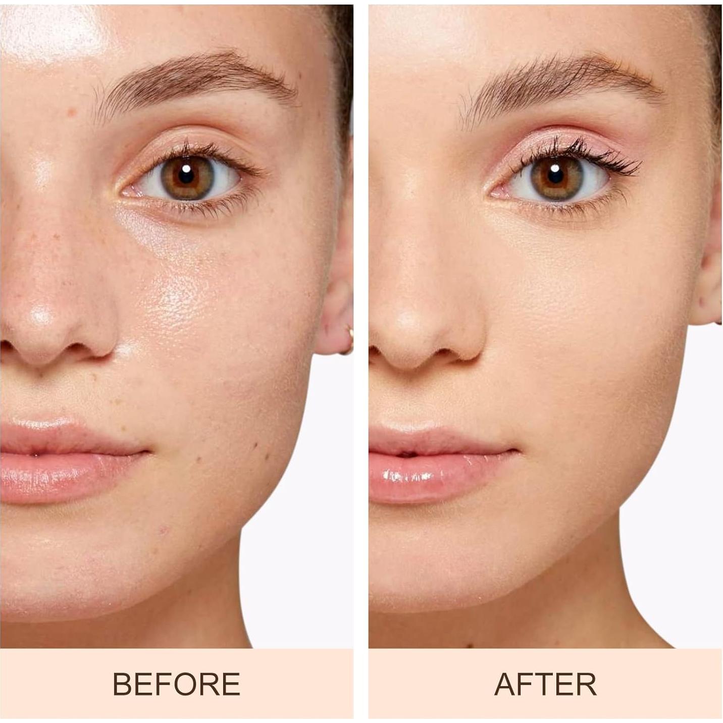 Polvo Compacto Mate Boobeen 02# Natural - Fijador de Maquillaje