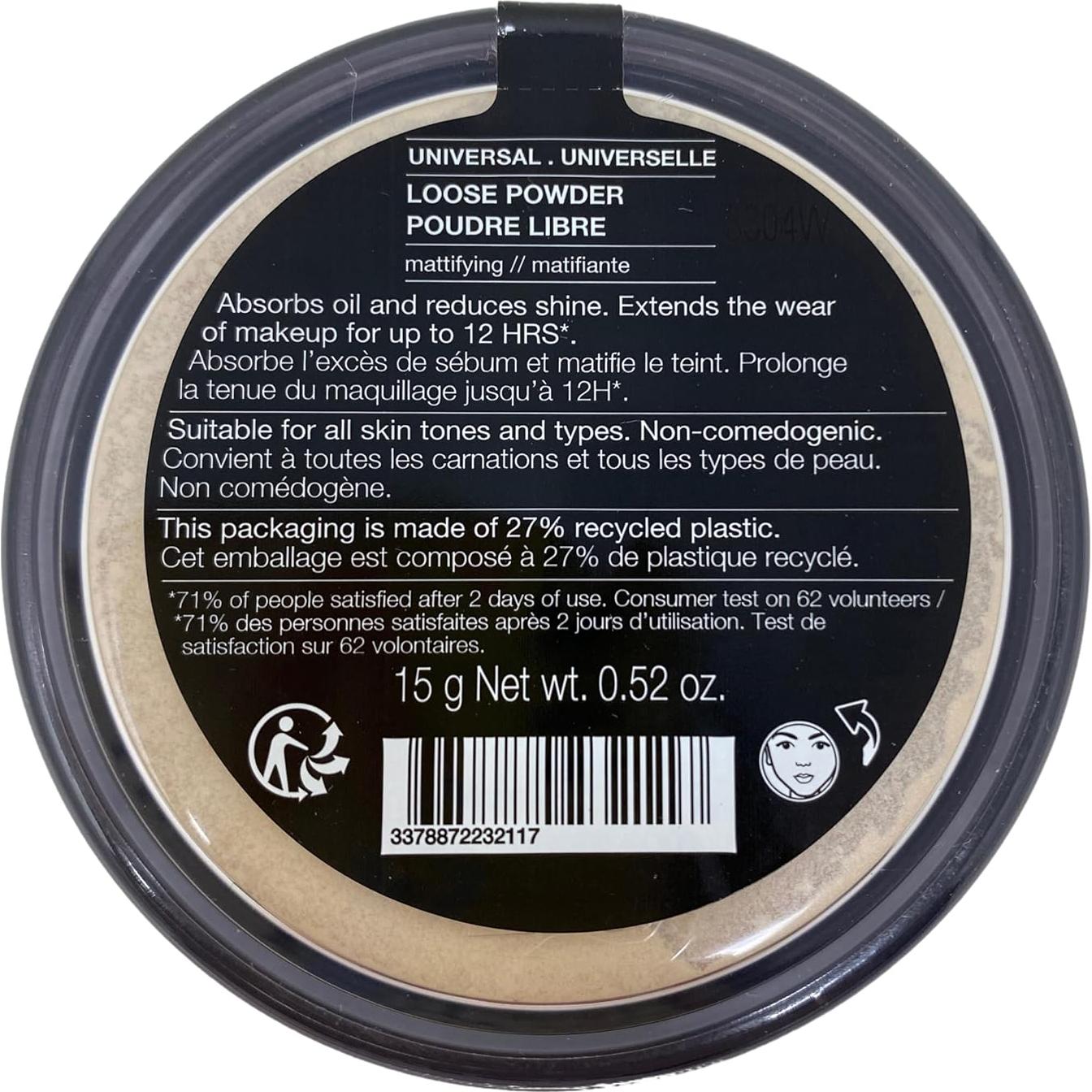 Polvo Suelto Translúcido Sephora Collection 15g Universal