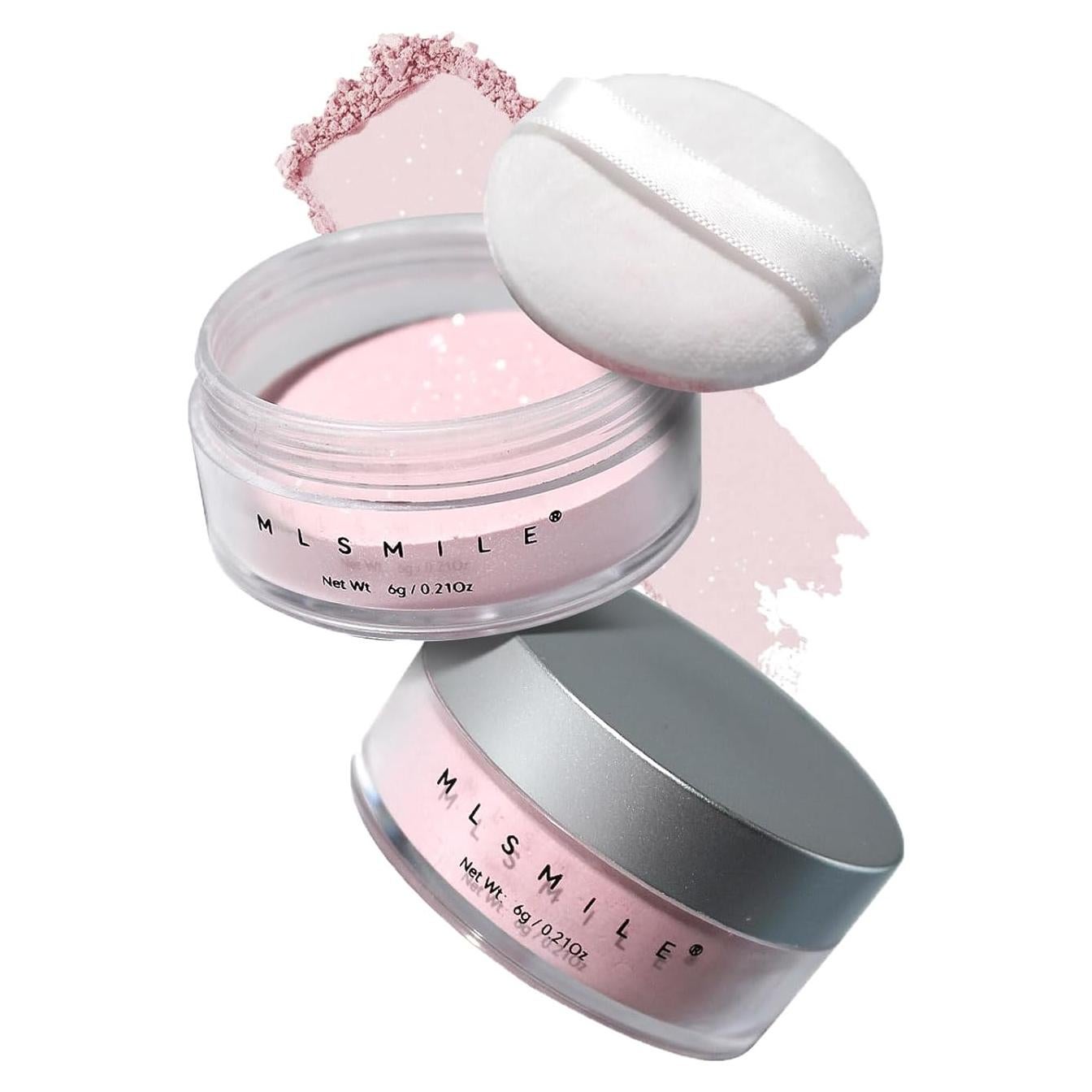 Polvo Fijador Brillante Rosa New Irven 6g - Acabado Larga Duración