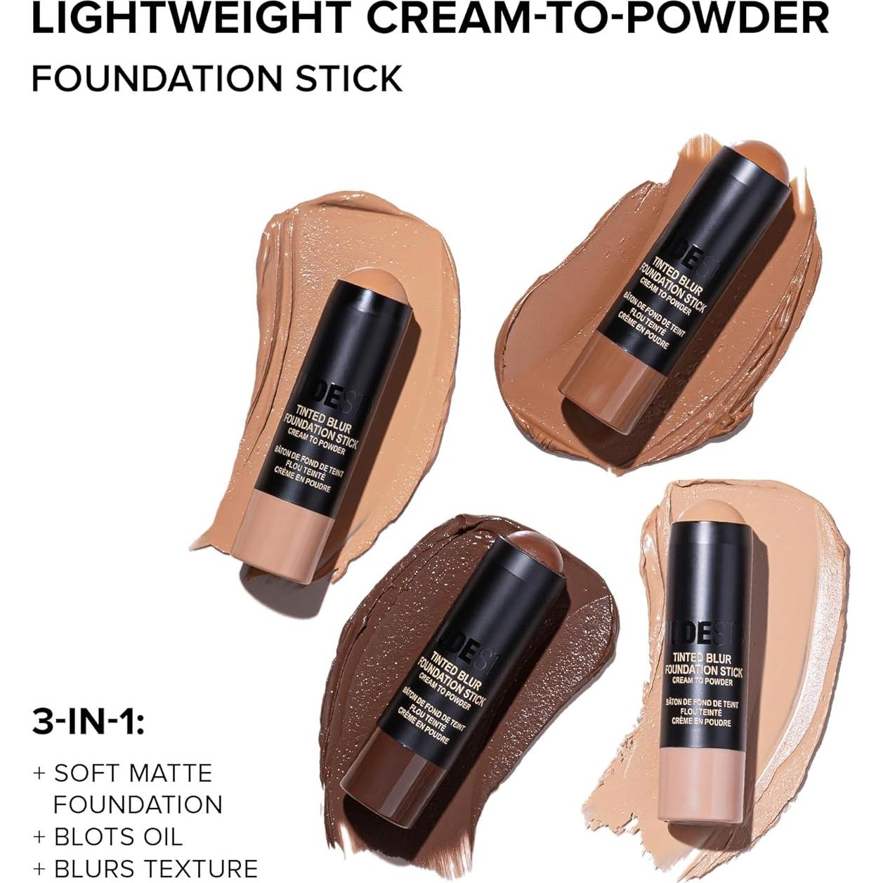 Nudestix Tinted Blur Foundation Stick - Maquillaje ligero 6.24g