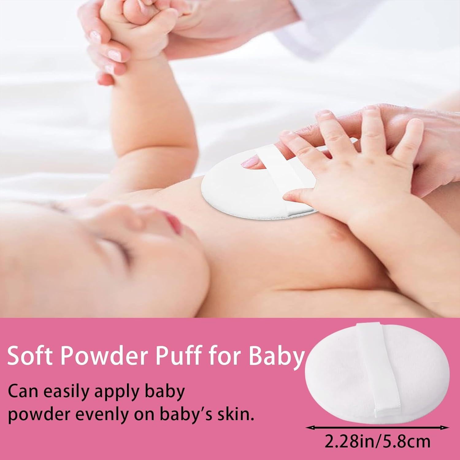 Contenedor de Polvo Corporal SHIMIDO 8.5 cm con Puff