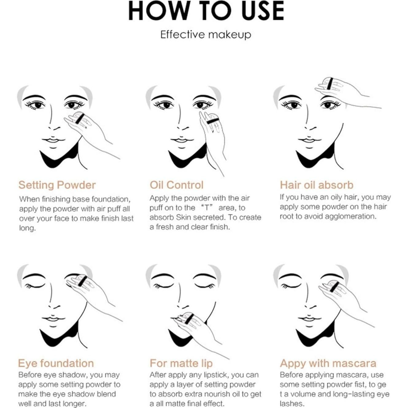 Polvo Suelto Matificante MAEPEOR 8 Colores 59g - Montaña