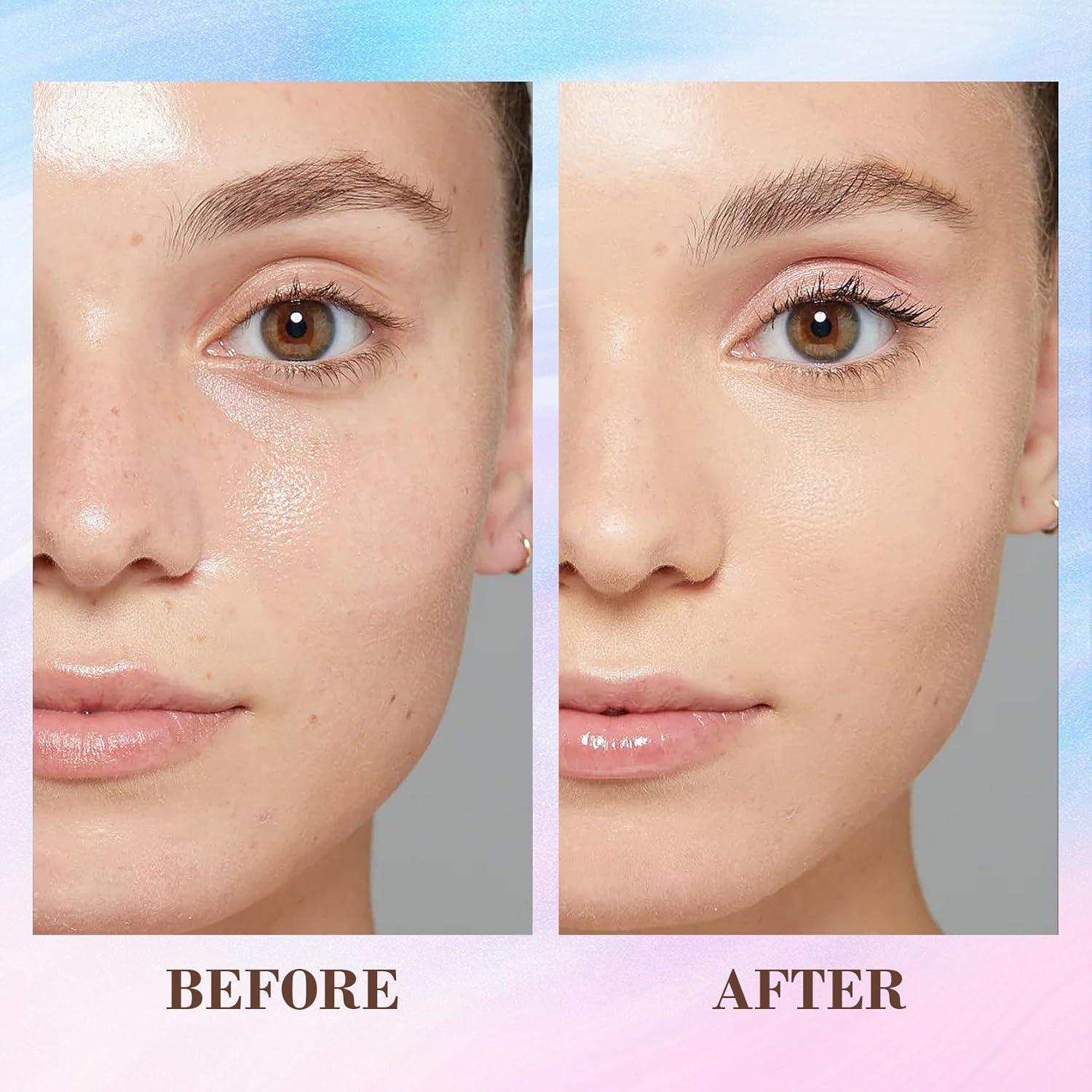 Polvo Suelto Fijador DWDiWen con Protector Solar 90g Rosa Claro