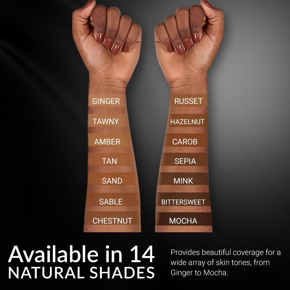 Base en Crema a Polvo Flori Roberts 8.5g - Cobertura Total Bronceado