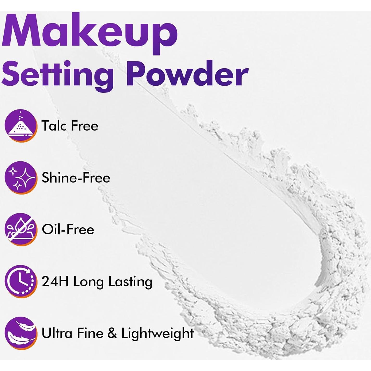 Polvo Suelto Translúcido YBUETE 68g - Acabado Mate Larga Duración