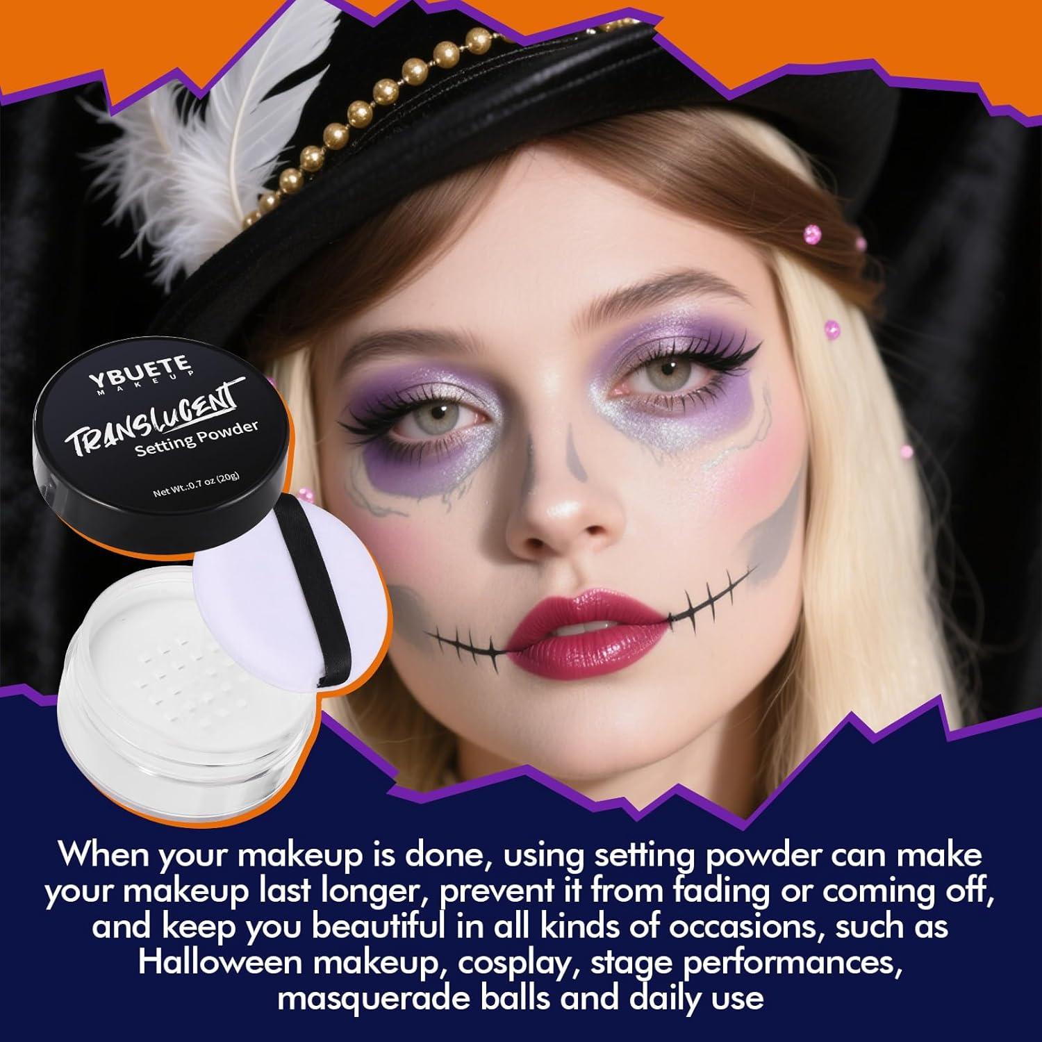 Polvo Suelto Translúcido YBUETE 68g - Acabado Mate Larga Duración