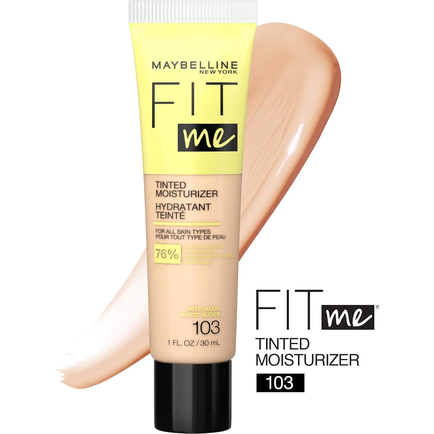 Maybelline Fit Me Tinte Hidratante 29.57 ml Color 103