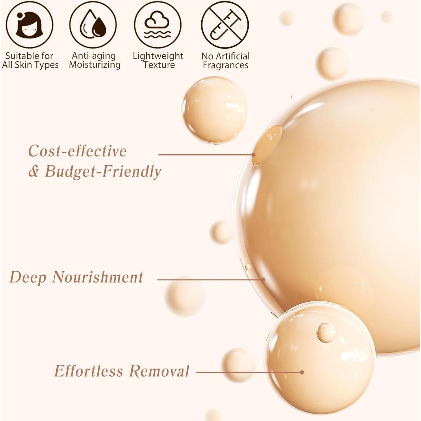 Base 4 en 1 WLCTJIAYOU SPF 50+ Hidratante y Color Adaptable 30g