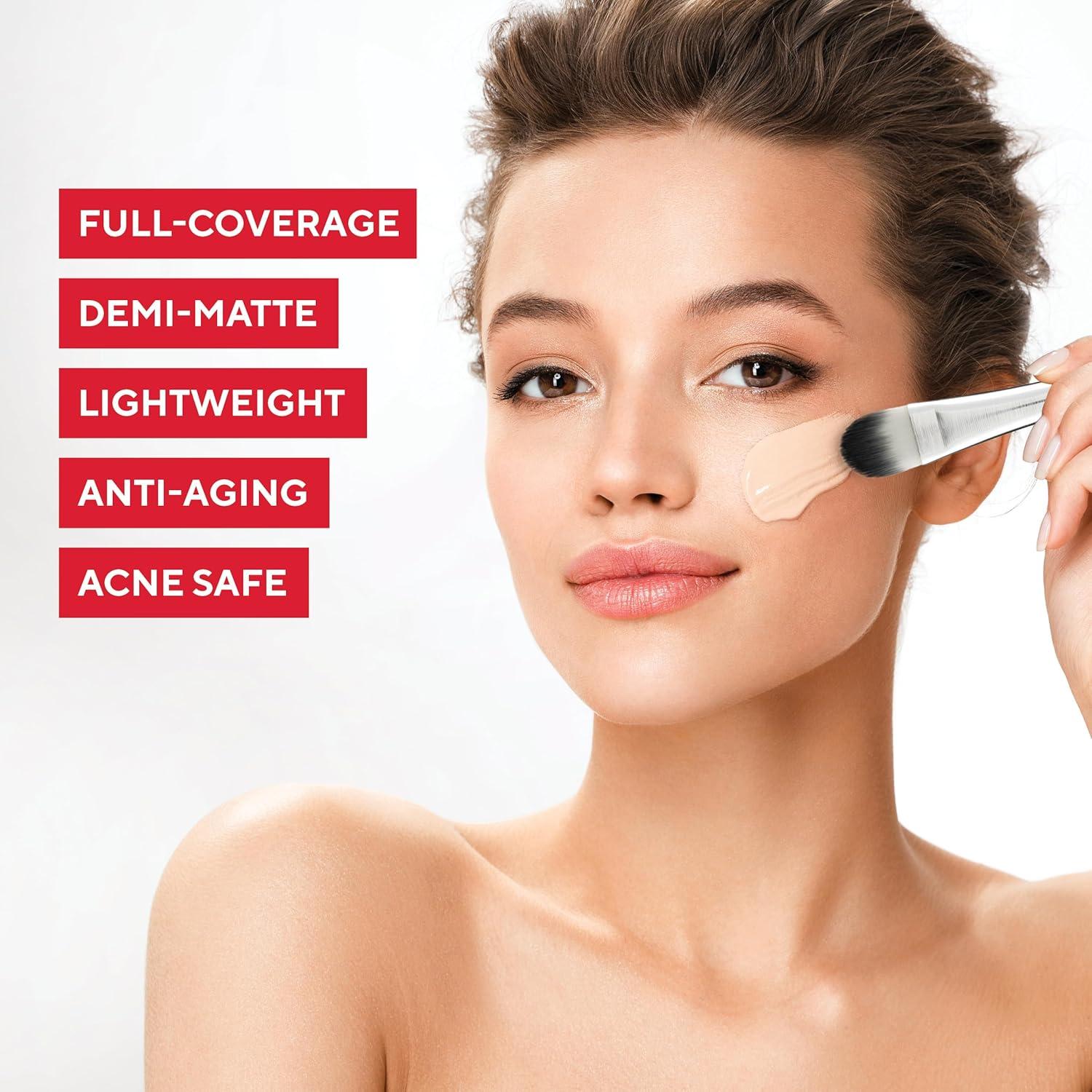 Base Líquida HD Invencible Mirabella - Cobertura Completa Marfil I40