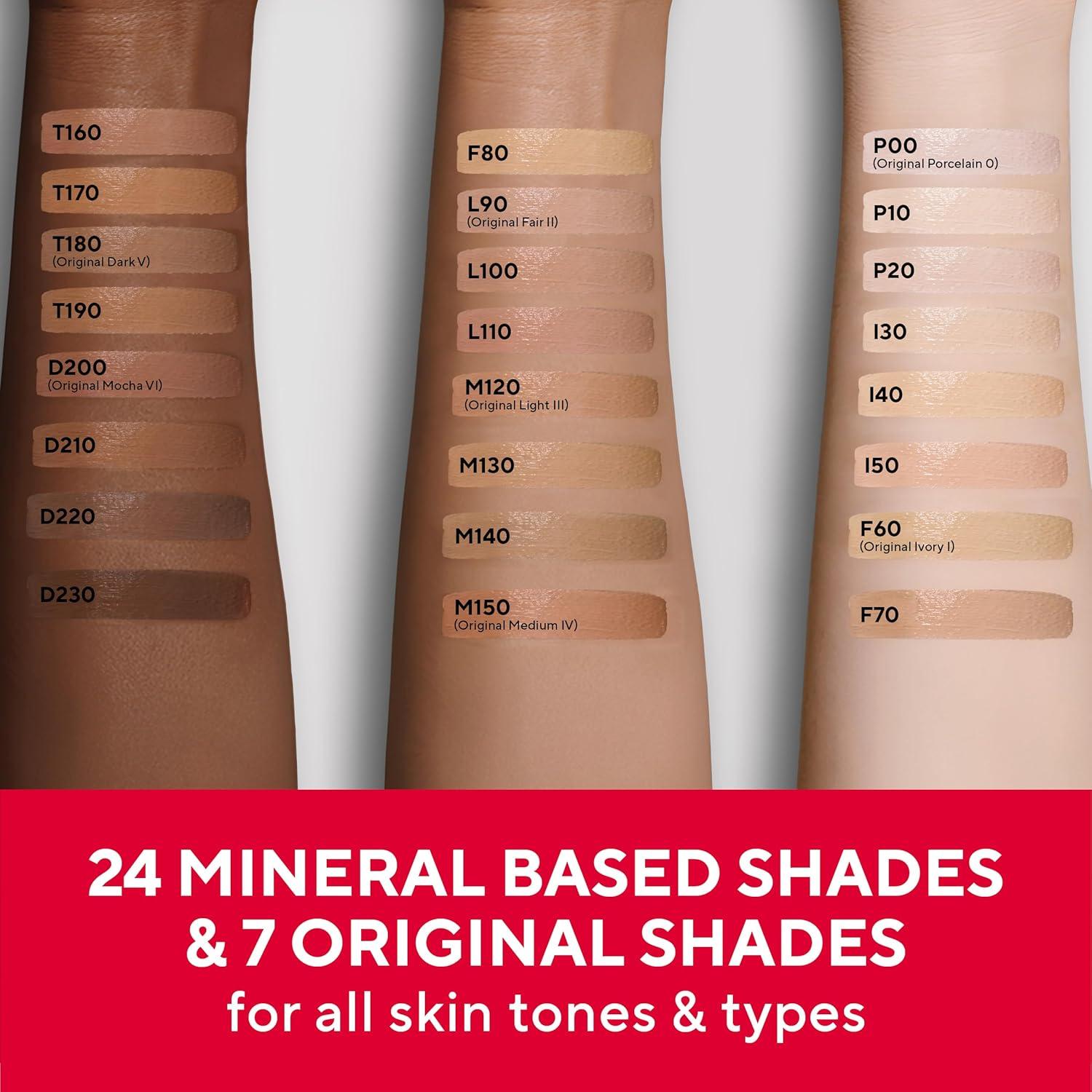 Base Líquida HD Invencible Mirabella - Cobertura Completa Marfil I40