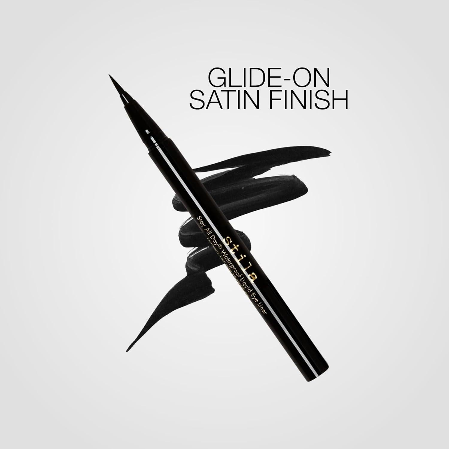 Delineador de Ojos Líquido Impermeable Stila Negro Intenso