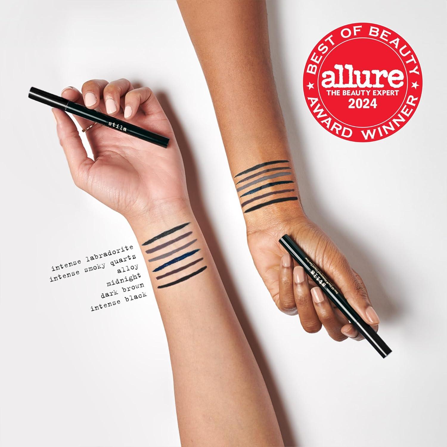 Delineador de Ojos Líquido Impermeable Stila Negro Intenso