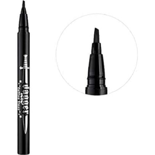 Lápiz de Ojos Líquido Impermeable KVD Belleza Negro 14.3cm