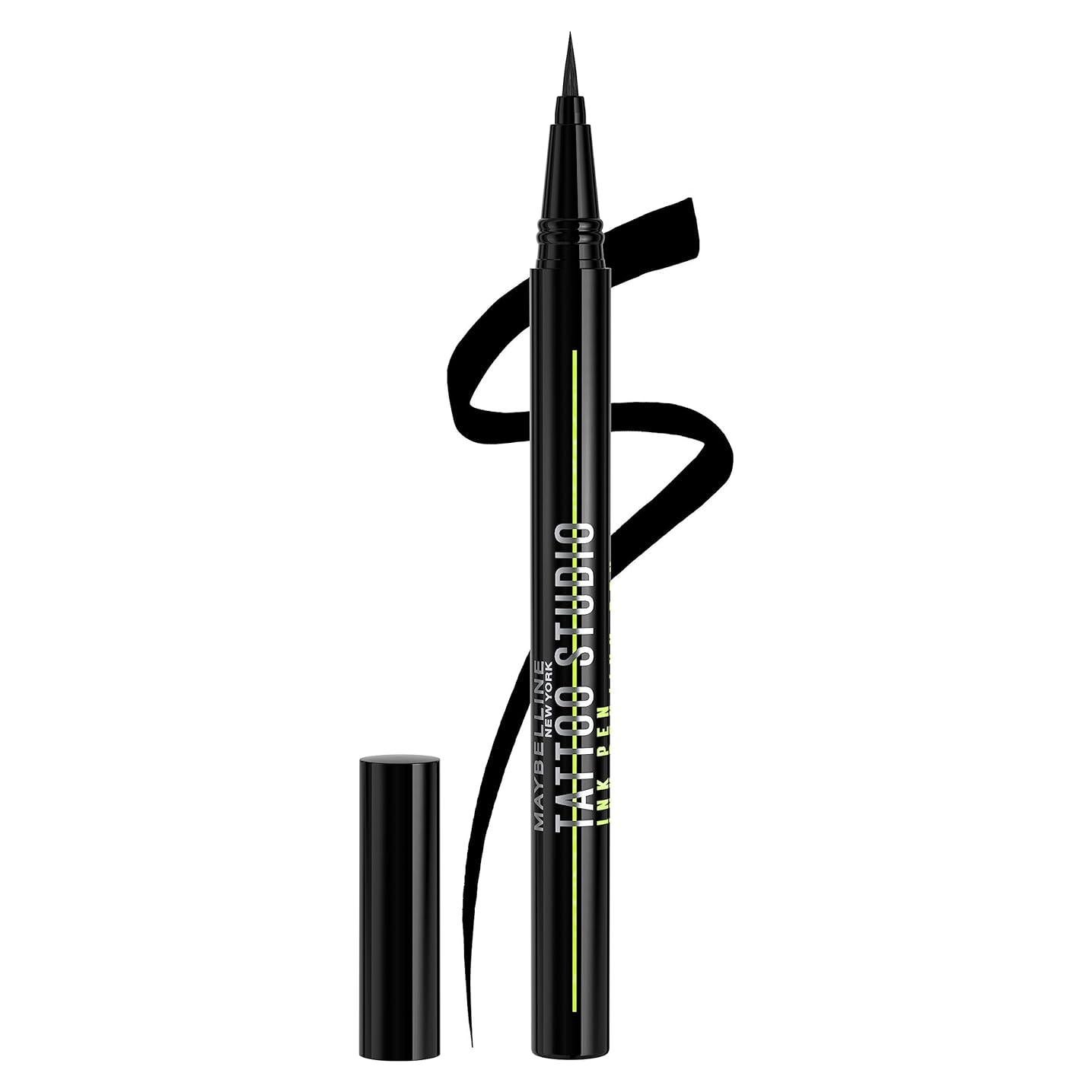 Delineador Líquido Maybelline Tattoo Studio Ink Pen Negro 1 Unidad