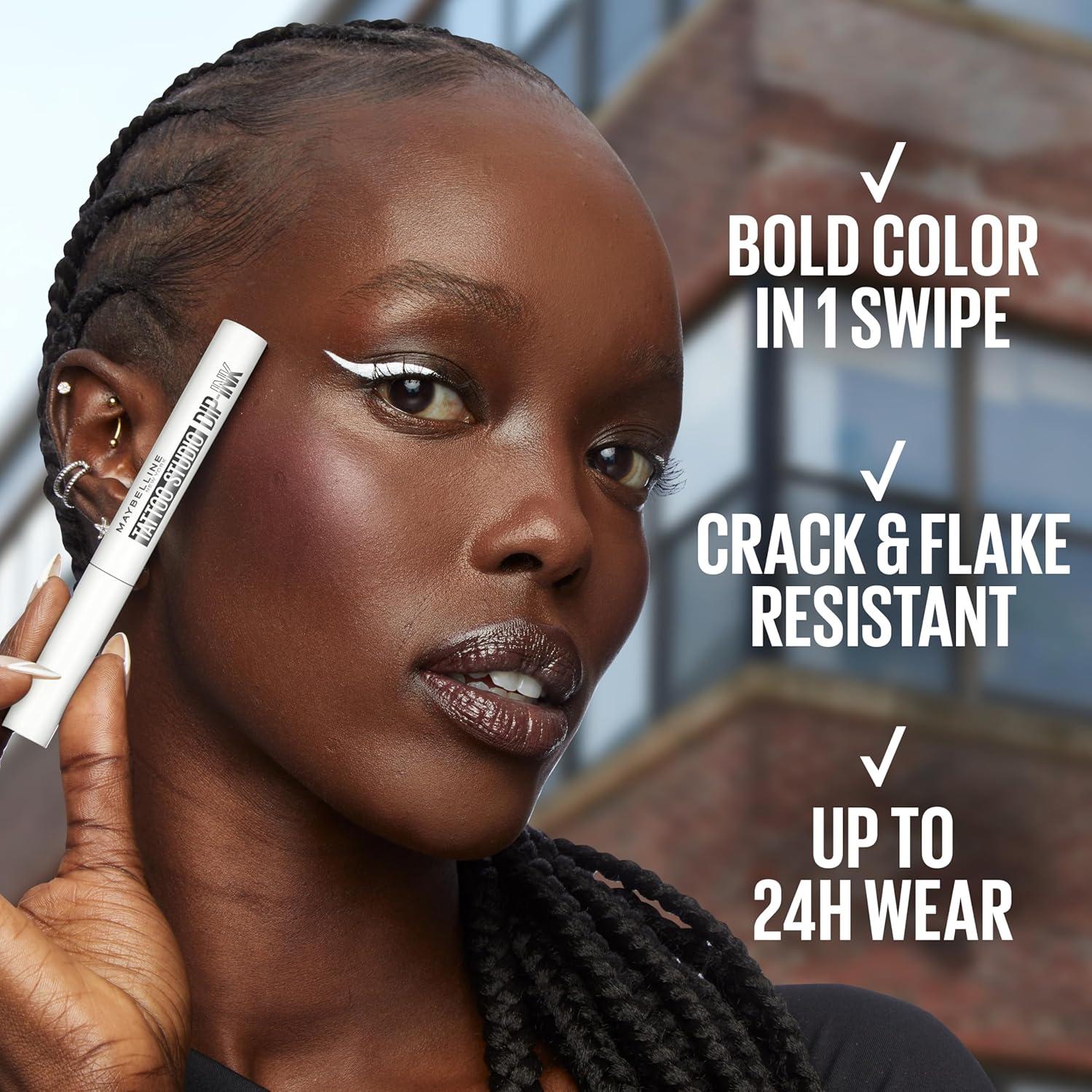 Delineador Líquido a Prueba de Agua Maybelline Trazado Negro 1.7g