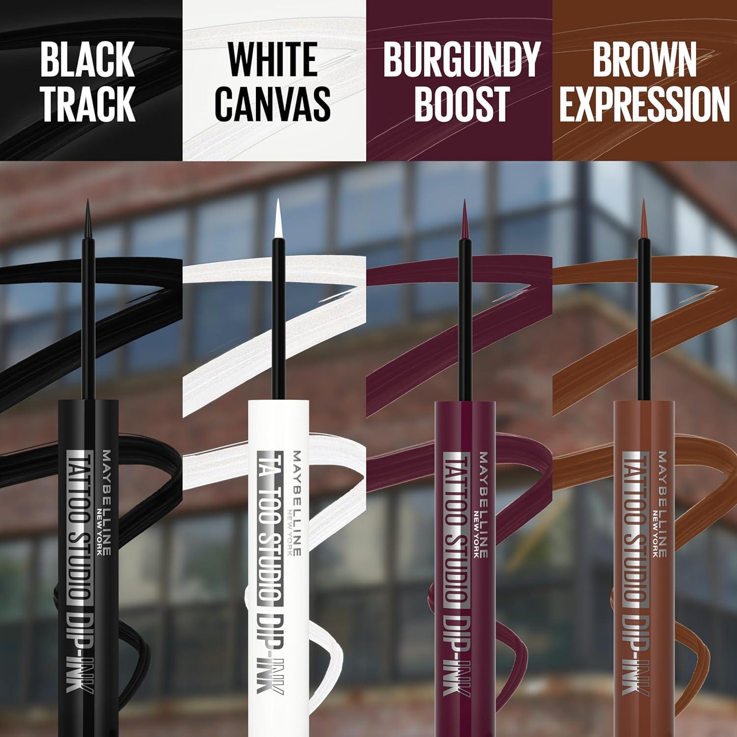 Delineador Líquido a Prueba de Agua Maybelline Trazado Negro 1.7g