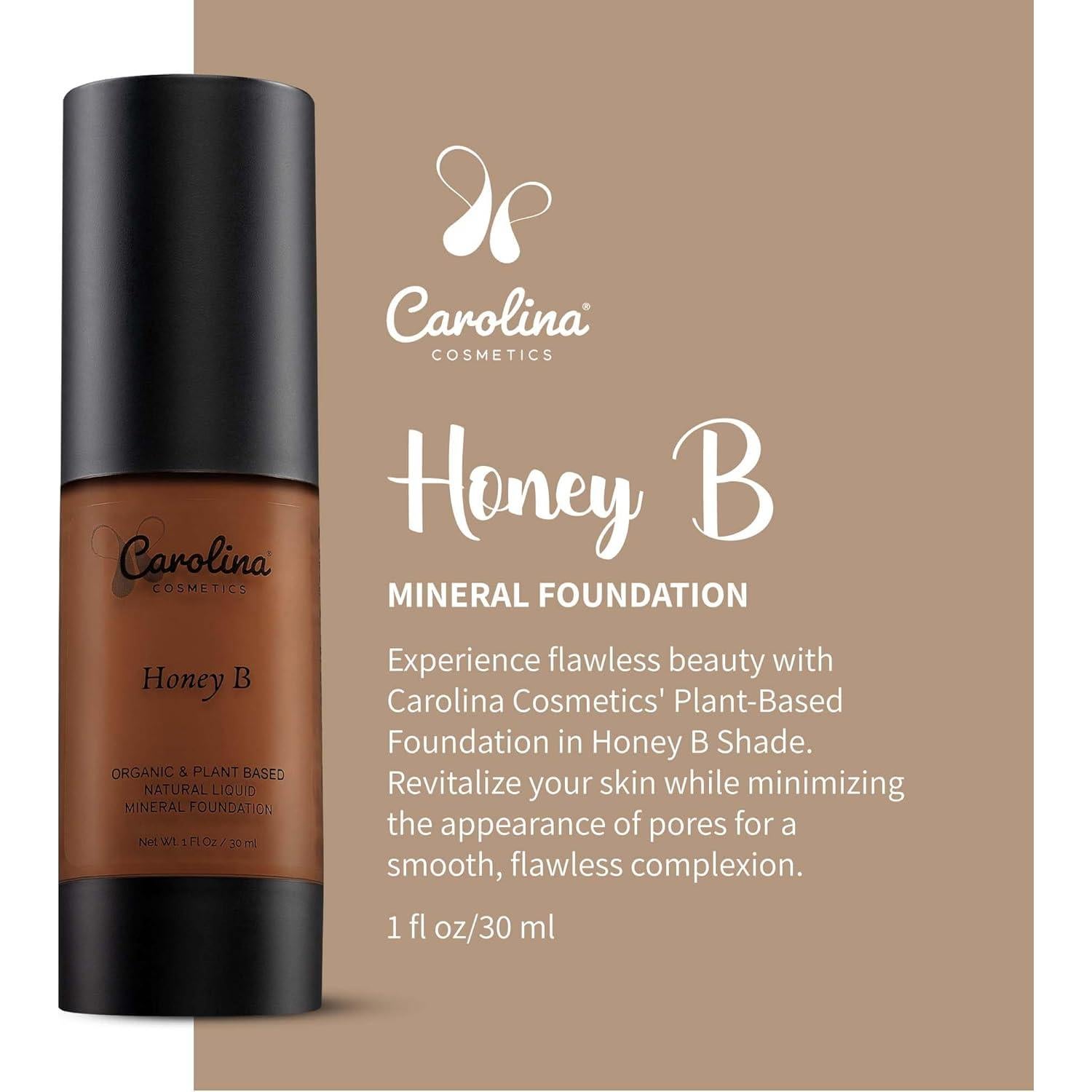 Base Hidratante Vegana Carolina Cosmetics Miel B 28.35g