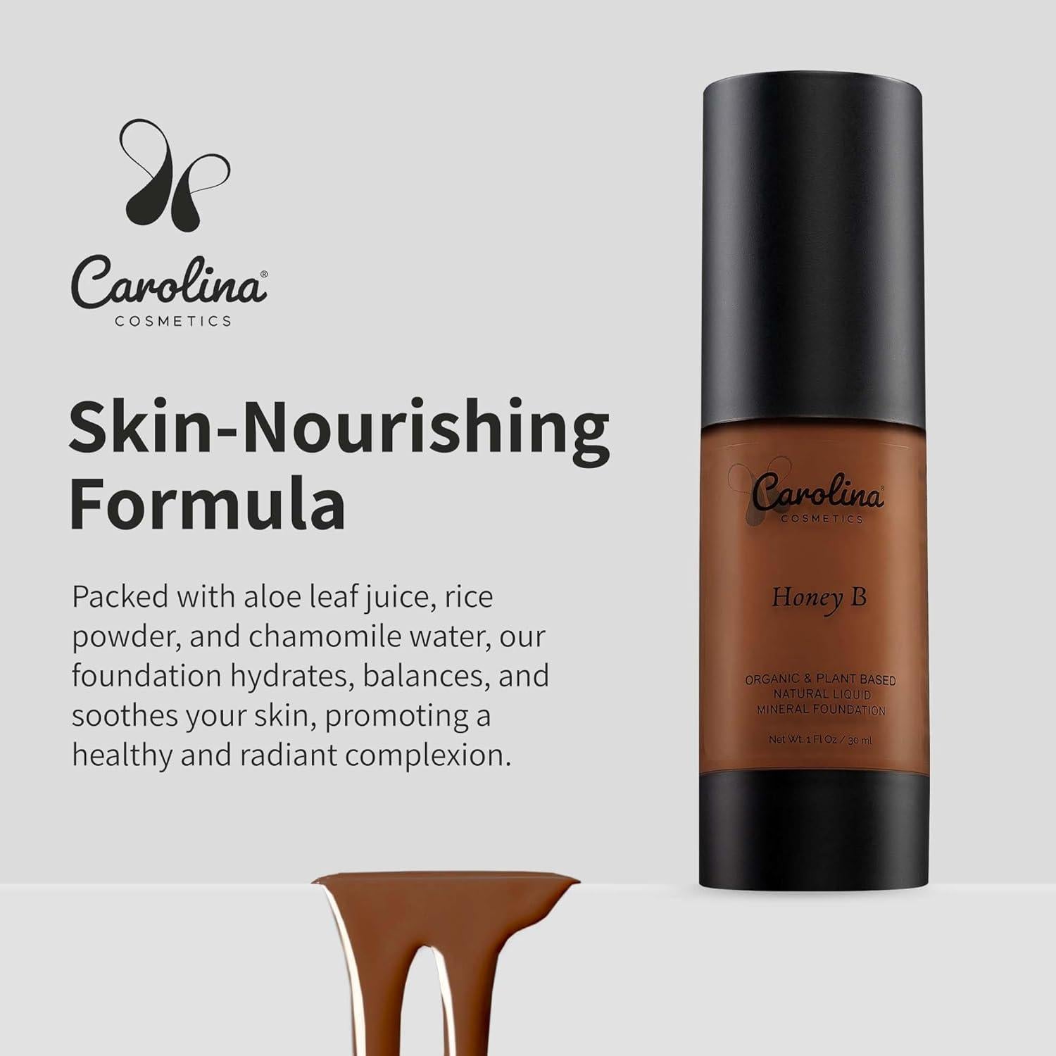 Base Hidratante Vegana Carolina Cosmetics Miel B 28.35g