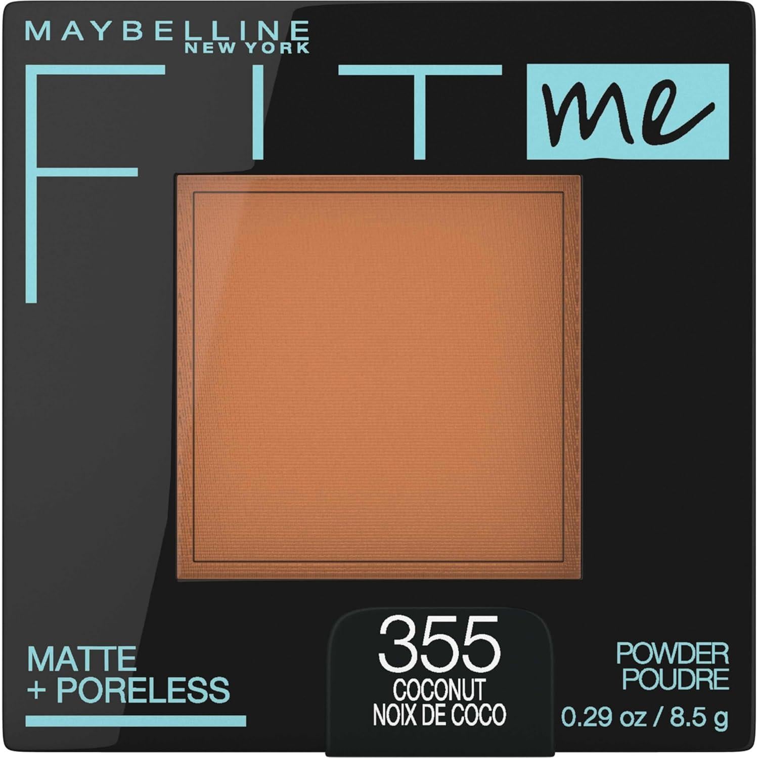 Pack Base Líquida y Polvo Compacto Maybelline Fit Me Coco 1