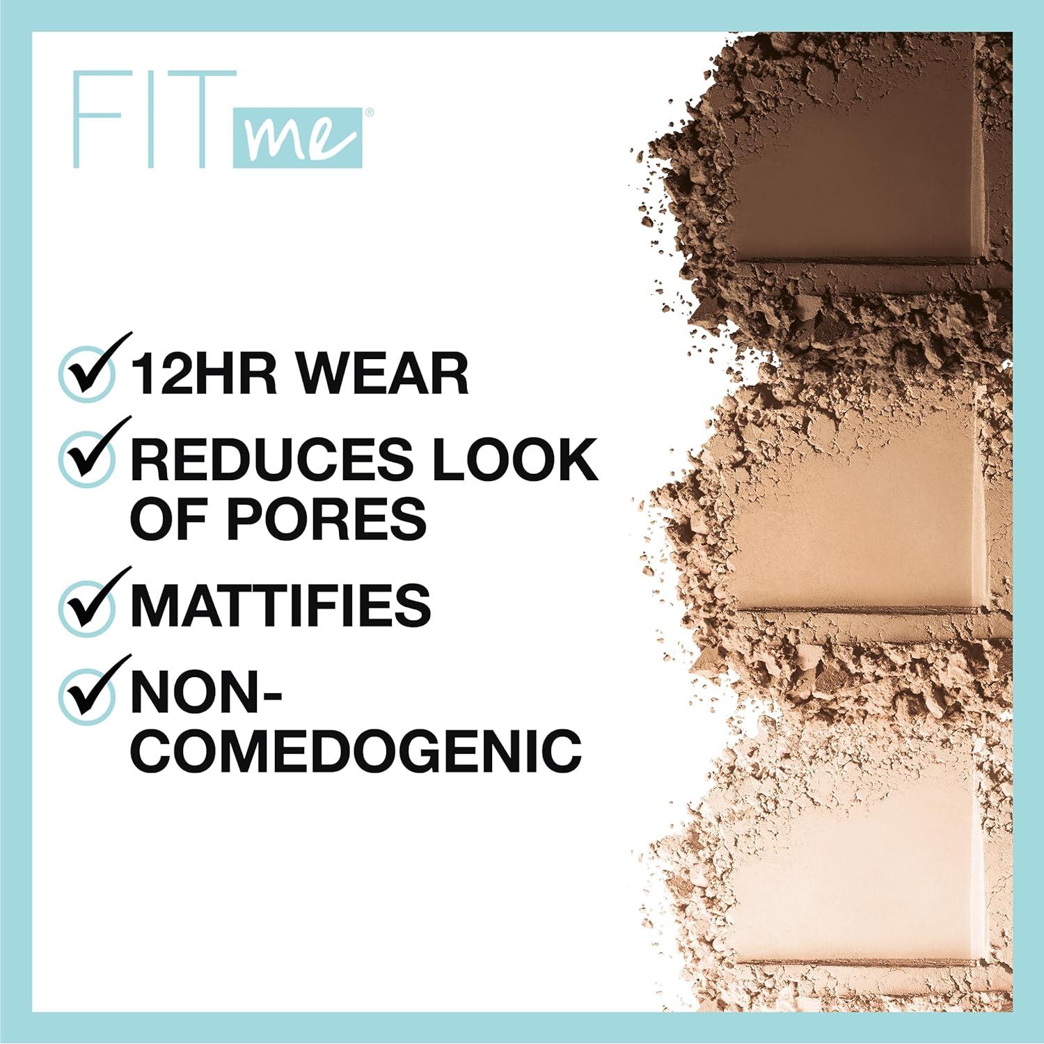 Pack Base Líquida y Polvo Compacto Maybelline Fit Me Coco 1