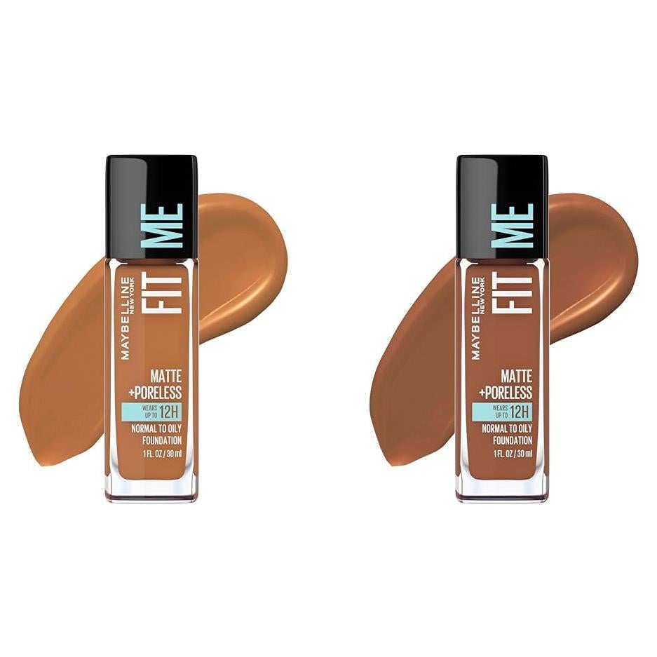 Base líquida Maybelline Fit Me Matte + Poreless 2 tonos