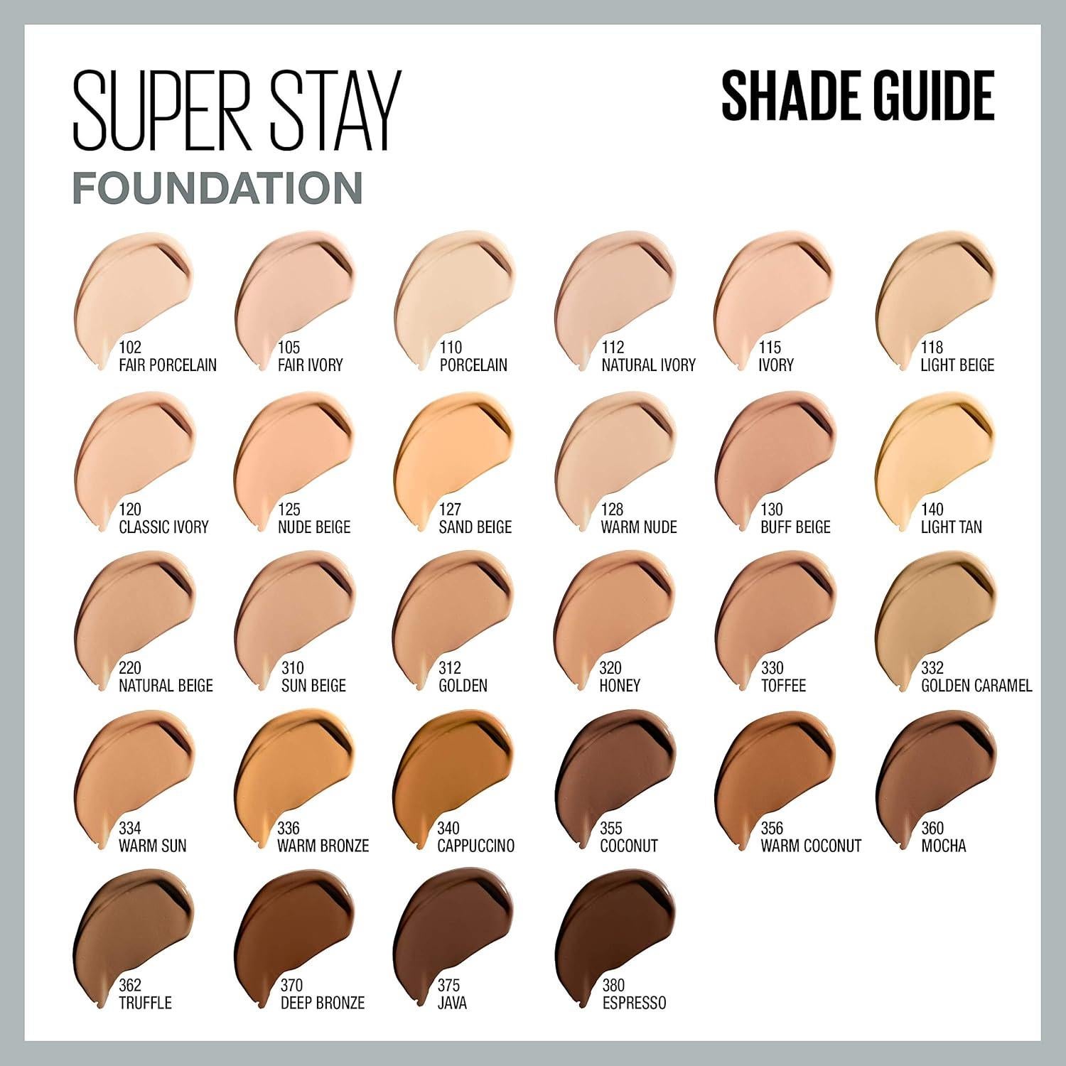 Base Líquida Maybelline Super Stay 24H Cobertura Total 30ml